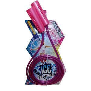 BNIB Kids Designer Kess Co Jump Rope Double Dutch Ice Purple Glitter Sparkly 7FT